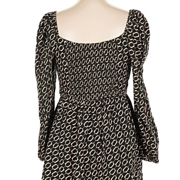 Maurice's Black Print Longsleeve Dress - Picture 2 of 3